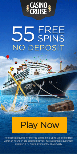 55 Free Spins at CasinoCruise